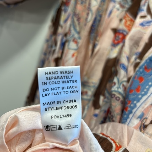 Fate Women's Long Dress - Pink and Brown Floral - Picture 6 of 16